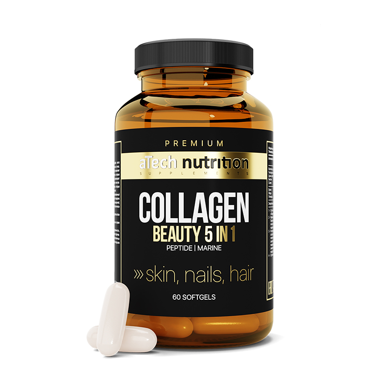 Коллаген aTech Nutrition Premium Collagen Beauty 5 in 1 60 капсул