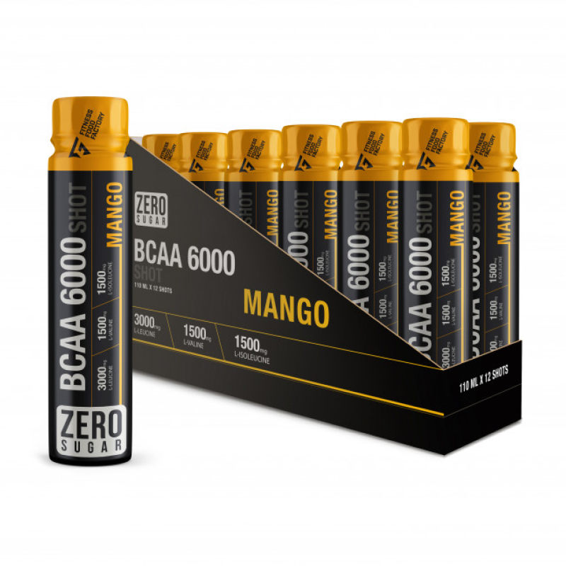 Аминокислоты Fitness Food Factory BCAA 6000 Shot 110 мл 12 шт