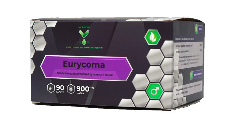Тестобустер Vi Sano Eurycoma 900 мг 90 капсул