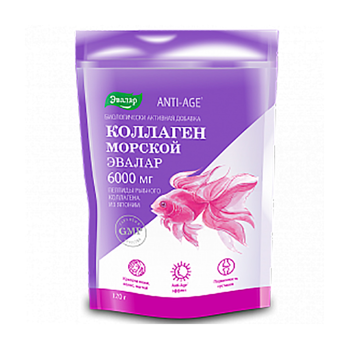 Коллаген морской 6000 мг Эвалар, 120 г
