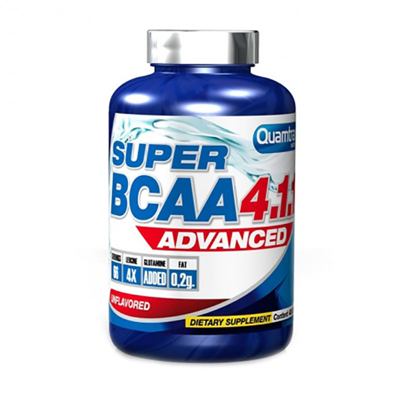 Аминокислоты Quamtrax Nutrition Super BCAA 4:1:1 Advanced 200 таблеток