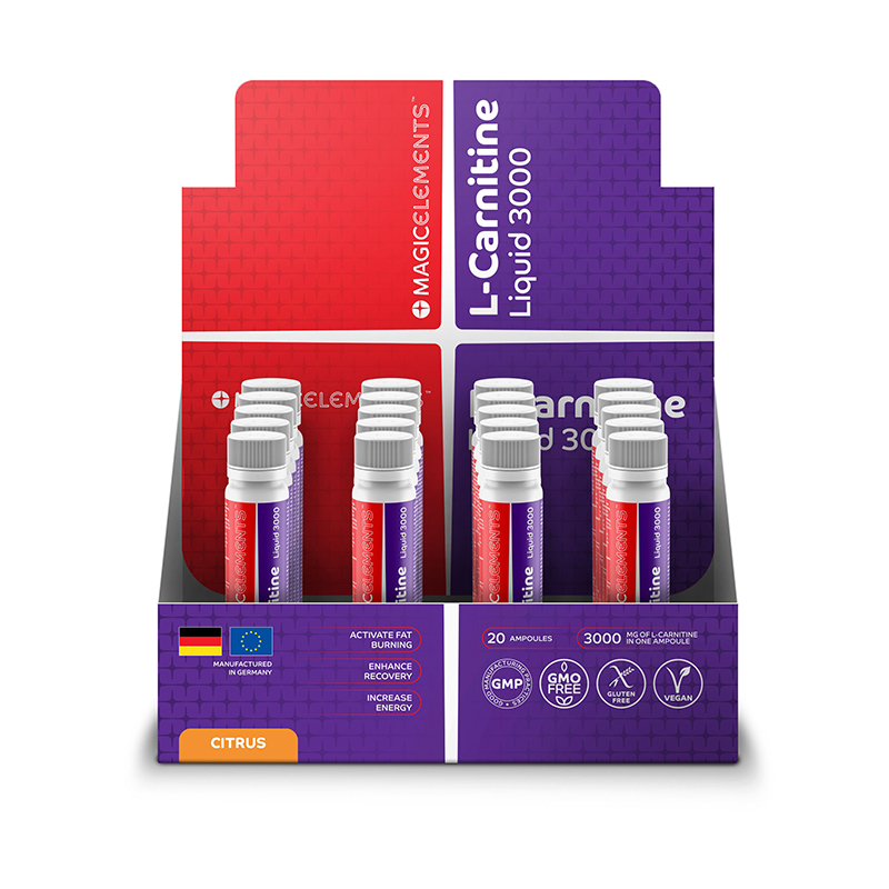 L-карнитин Magic Elements L-Carnitine Liquid 3000 25 мл 20 ампул