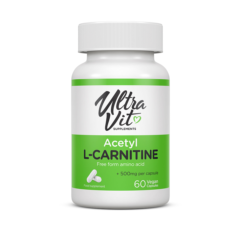 Ацетил L-карнитин UltraVit Acetyl L-Carnitine 60 капсул