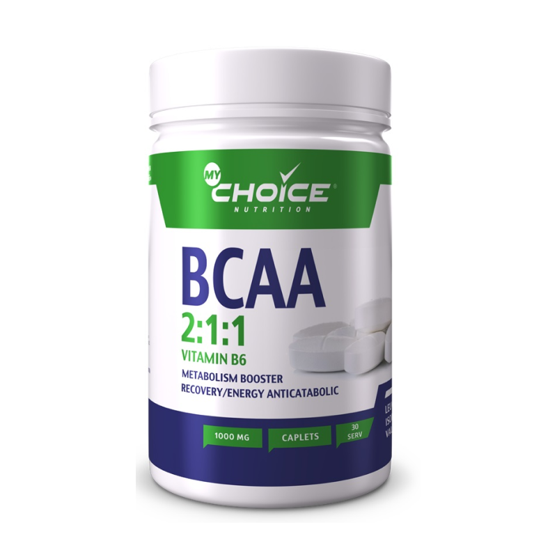 BCAA My Choice Nutrition 2:1:1 1000 + B6 90 капсул